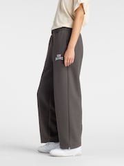 New Balance Black Linear Heritage Barrel Leg Joggers - Image 3 of 8