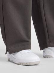 New Balance Black Linear Heritage Barrel Leg Joggers - Image 6 of 8