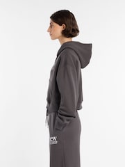 New Balance Black Linear Heritage Zip Through Hoodie - Image 5 of 7