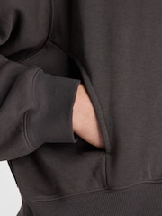 New Balance Black French Terry Bomber Jacket - Image 6 of 6