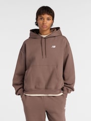 New Balance Brown Essentials Hoodie - Image 1 of 6