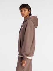 New Balance Brown Essentials Hoodie - Image 3 of 6
