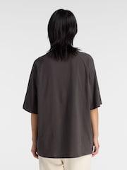 New Balance Black Linear Heritage Oversized T-Shirt - Image 2 of 7