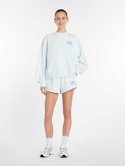 New Balance Mint Green Womens Reimagined Crew Sweat Top - Image 4 of 6