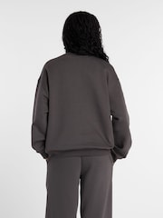 New Balance Black Womens Reimagined Crew Sweat Top - Image 2 of 6