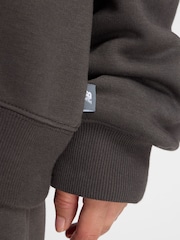 New Balance Brown Linear Heritage Half Zip Top - Image 6 of 7