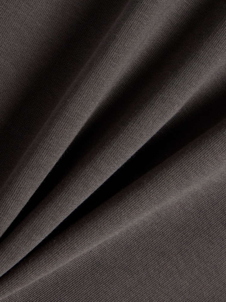 New Balance Brown Linear Heritage Fleece Half Zip - Image 7 of 7