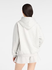 New Balance White Linear Heritage Hoodie - Image 2 of 8