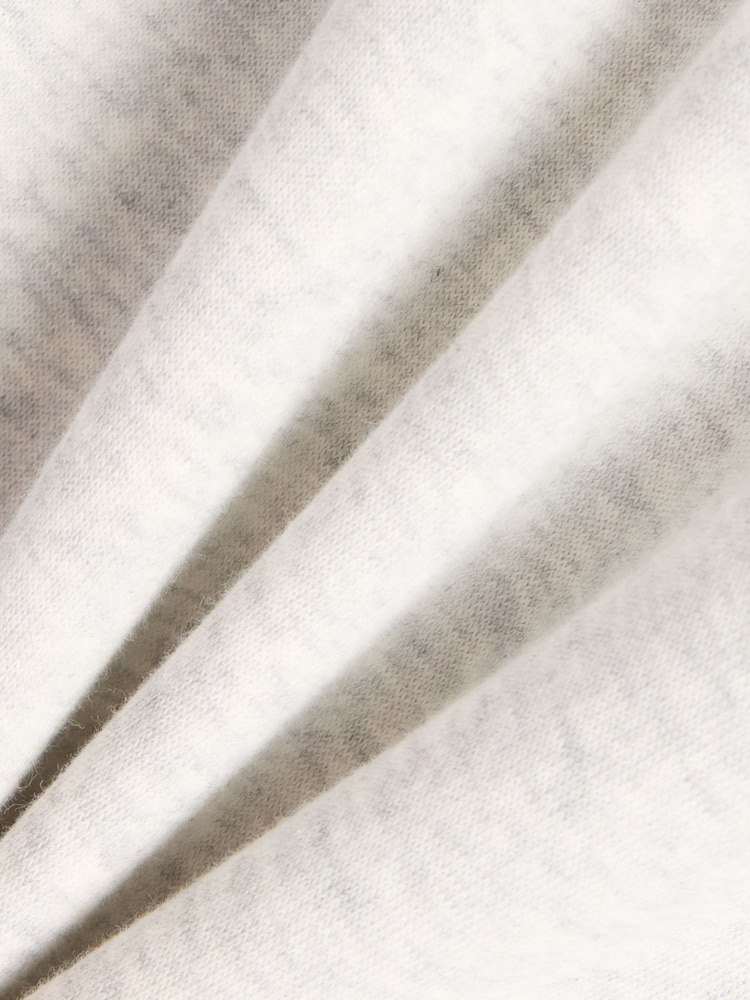 New Balance White Linear Heritage Hoodie - Image 8 of 8