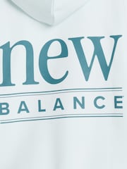 New Balance Mint Green Reimagined Longline Hoodie - Image 7 of 8