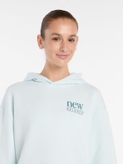New Balance Mint Green Reimagined Longline Hoodie - Image 8 of 8