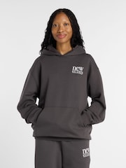 New Balance Brown Reimagined Longline Hoodie - Image 1 of 7