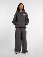 New Balance Brown Reimagined Longline Hoodie - Image 4 of 7