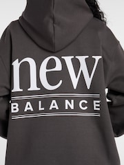 New Balance Brown Reimagined Longline Hoodie - Image 7 of 7