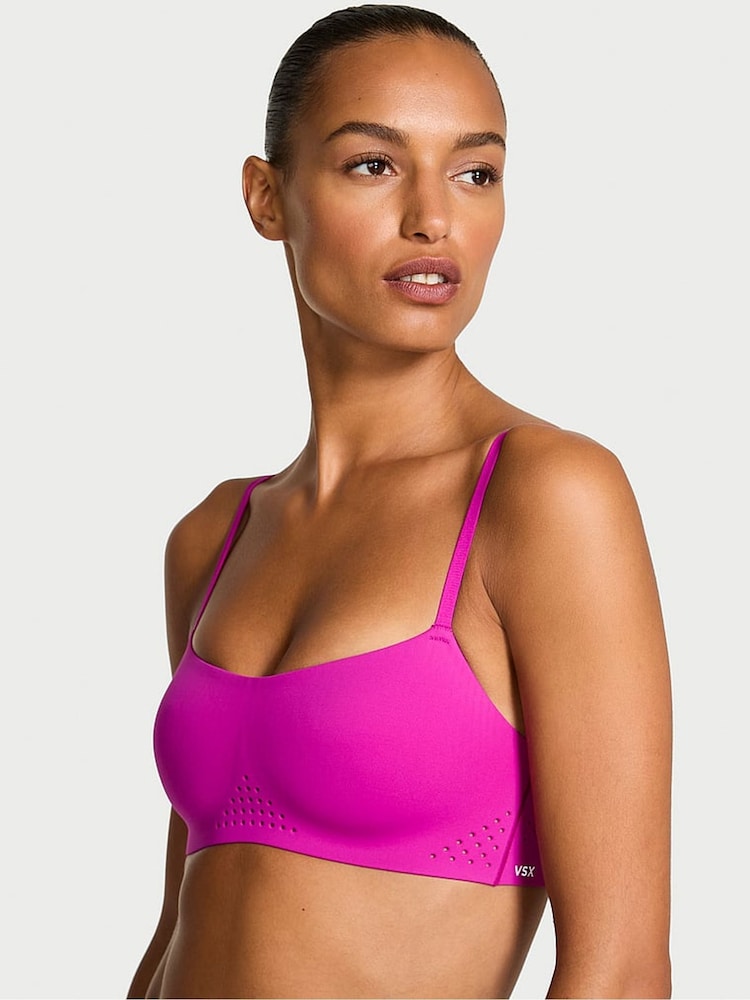 Victoria's Secret Berrylicious Purple VSX Featherweight Light™ Sports Bra - Image 1 of 3