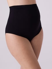 Black/Pink Full Brief Maternity Short Knickers 2 Pack - Image 2 of 10