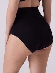 Black/Pink Full Brief Maternity Short Knickers 2 Pack - Image 3 of 10