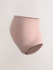 Black/Pink Full Brief Maternity Short Knickers 2 Pack - Image 7 of 10