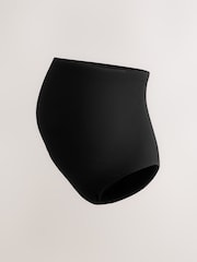 Black/Pink Full Brief Maternity Short Knickers 2 Pack - Image 8 of 10