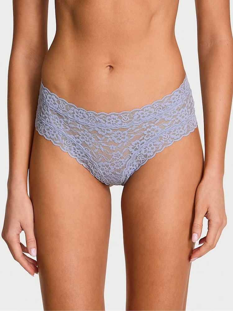 Victoria's Secret Blue Grey Cheeky Sparkle Knickers - Image 1 of 2 Victoria's Secret Blue Grey Cheeky Sparkle Knickers - Image 1 of 2