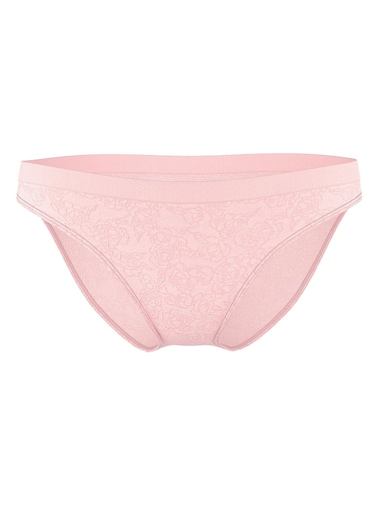 Victoria's Secret Angel Pink Sketch Floral Bikini Knickers - Image 3 of 3 Victoria's Secret Angel Pink Sketch Floral Bikini Knickers - Image 3 of 3