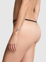 Victoria's Secret PINK Black Cherry Print G-String No Show Knickers - Image 2 of 3
