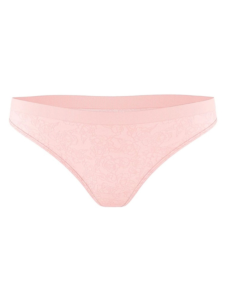 Victoria's Secret Angel Pink Sketch Floral Thong Knickers - Image 3 of 3 Victoria's Secret Angel Pink Sketch Floral Thong Knickers - Image 3 of 3