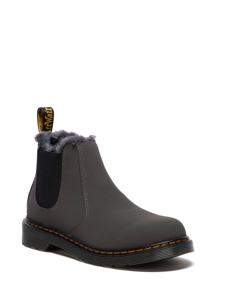 Dr. Martens Grey 2976 Leonore Y Soho Buck Boot - Image 1 of 4 Dr. Martens Grey 2976 Leonore Y Soho Buck Boot - Image 1 of 4