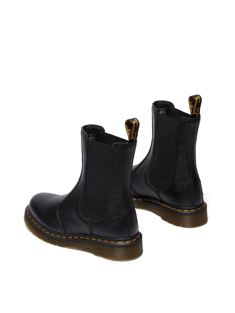 Dr. Martens Black 2976 Hi Milled Nappa Shoes - Image 2 of 4 Dr. Martens Black 2976 Hi Milled Nappa Shoes - Image 2 of 4