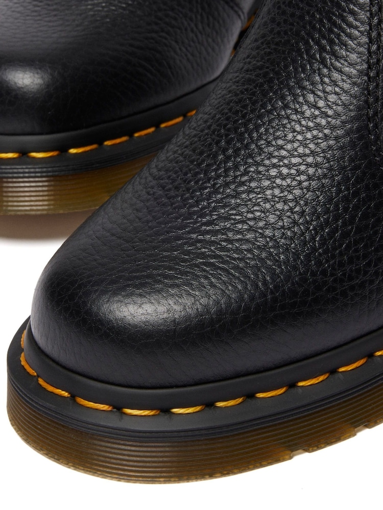 Dr. Martens Black 2976 Hi Milled Nappa Shoes - Image 4 of 4 Dr. Martens Black 2976 Hi Milled Nappa Shoes - Image 4 of 4