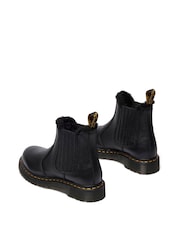 Dr. Martens Black 2976 Leonore Ii Milled Nappa Shoes - Image 2 of 4