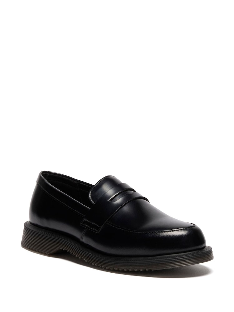 Dr. Martens Black Temara Polished Smooth Shoes - Image 1 of 3
