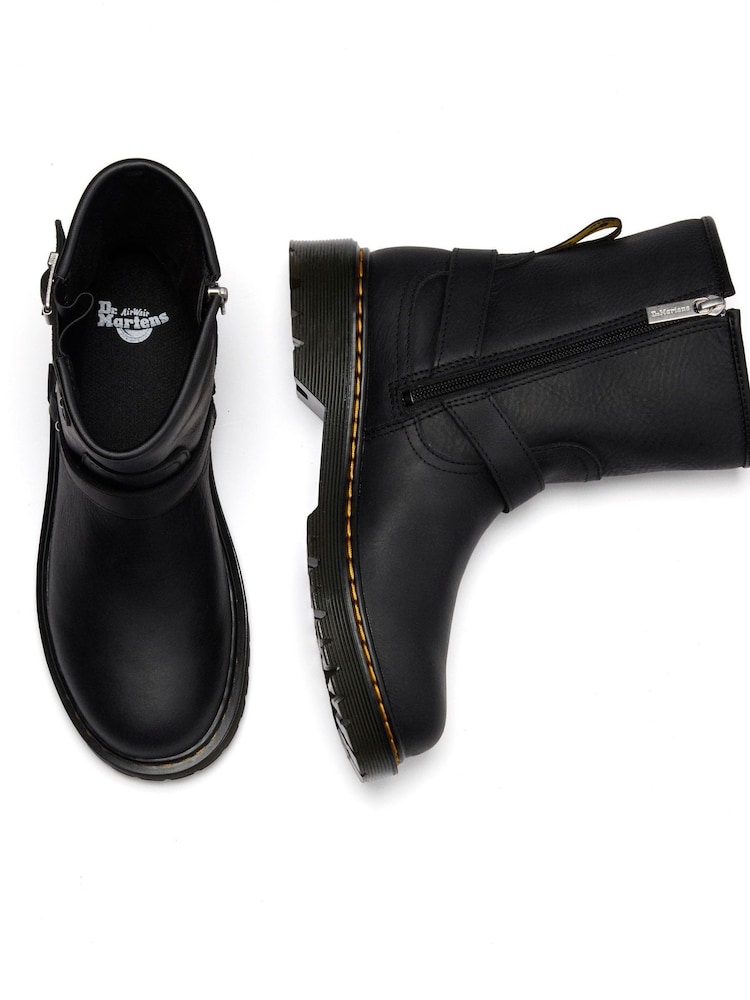 Dr. Martens Black Genaya Y Wyoming Shoes - Image 2 of 4 Dr. Martens Black Genaya Y Wyoming Shoes - Image 2 of 4