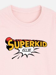 Personalised Girls Superkid T-Shirt by Stitch Style - Image 3 of 4