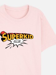 Personalised Girls Superkid T-Shirt by Stitch Style - Image 4 of 4
