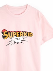 Personalised Girls Superkid T-Shirt by Stitch Style - Image 2 of 4