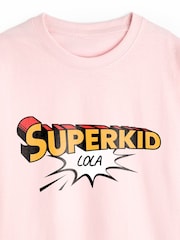 Personalised Girls Superkid T-Shirt by Stitch Style - Image 4 of 4