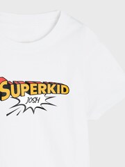 Personalised Boys Superkid T-Shirt by Stitch Style - Image 2 of 4