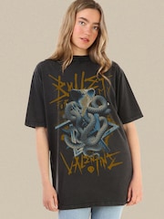 Supacult Black Bullet For My Valentine Music T-Shirt - Image 1 of 4
