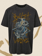 Supacult Black Bullet For My Valentine Music T-Shirt - Image 4 of 4