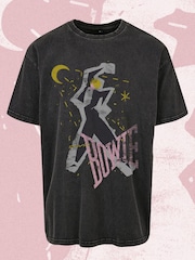 Supacult Black David Bowie Serious Moonlight Music T-Shirt - Image 3 of 3