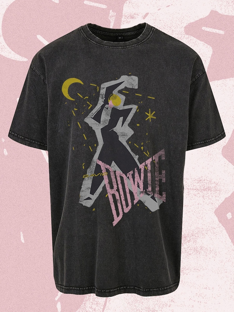 Supacult Black David Bowie Serious Moonlight Music T-Shirt - Image 3 of 3 Supacult Black David Bowie Serious Moonlight Music T-Shirt - Image 3 of 3