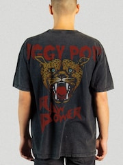 Supacult Black Iggy Pop Raw Power Music T-Shirt - Image 1 of 4