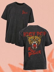 Supacult Black Iggy Pop Raw Power Music T-Shirt - Image 4 of 4