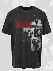 Supacult Black ACDC Photo Collage Music T-Shirt - Image 4 of 4