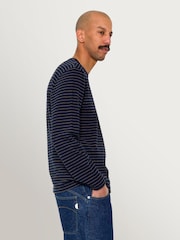 Folk Long Sleeve Textured Stripe T-Shirt - Imagen 2 de 11