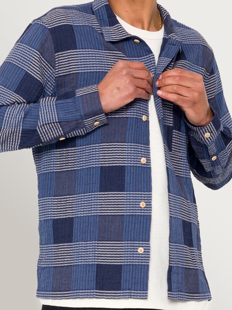 Folk Multicheck Patch Shirt - صورة 1 من 13 Folk Multicheck Patch Shirt - صورة 1 من 13