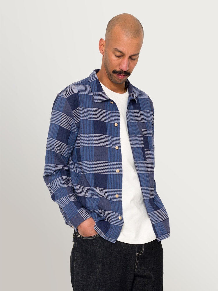 Folk Multicheck Patch Shirt - صورة 2 من 13 Folk Multicheck Patch Shirt - صورة 2 من 13