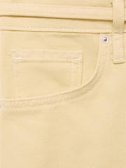 Mango Natural Tie Waist Wide Leg Jeans - Image 7 of 7