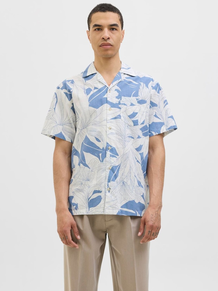 JACK & JONES Floral Print Resort Shirt - Imagen 1 de 1